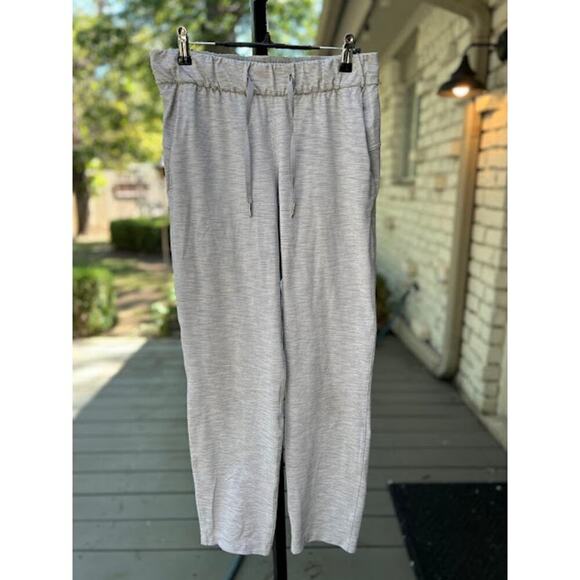 Lululemon On The Fly Pant 27" Wee Are From Space Nimbus Battleship Size 6 - Picture 1 of 6